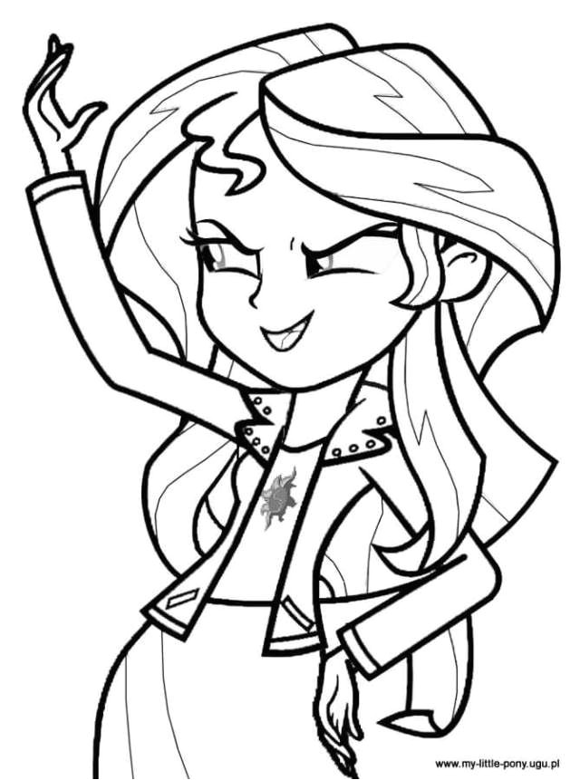 Jeux De Coloriage De My Little Pony Equestria Girl My Little Pony Equestria Girls Coloring Pages