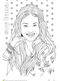 Jeux De Coloriage De soy Luna Gratuit Coloriage Célébrités Sur Hugolescargot