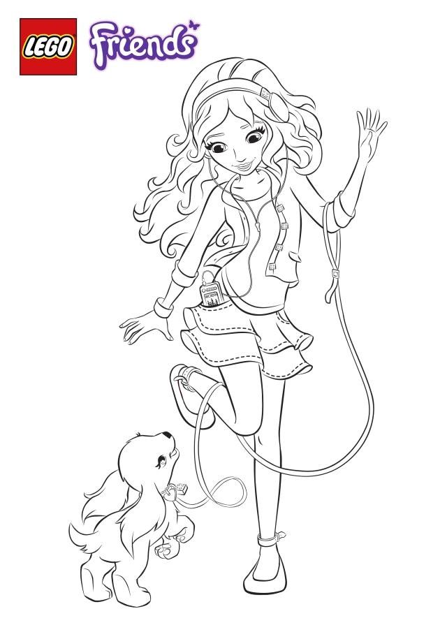 Jeux De Coloriage Lego Friends Lego Friends Coloriage Mia