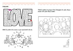 Livret Coloriage Mariage Word Livret De Jeux Activités Mariage Home Made 7 10 Ans Filles En