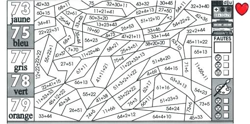 Mdi 2005 Coloriage Magique Cm2 Maths Mdi 2005 Coloriage Magique Cm2 Maths Coloriage Magique Calcul