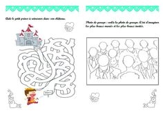 Modele Livret Coloriage Mariage Livret De Jeux Activités Mariage Home Made 7 10 Ans Filles En
