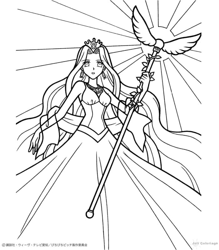 Pichi Pichi Pitch Coloriage En Ligne Coloriages Groupe N°9 Eternal Dream Of One Jewel