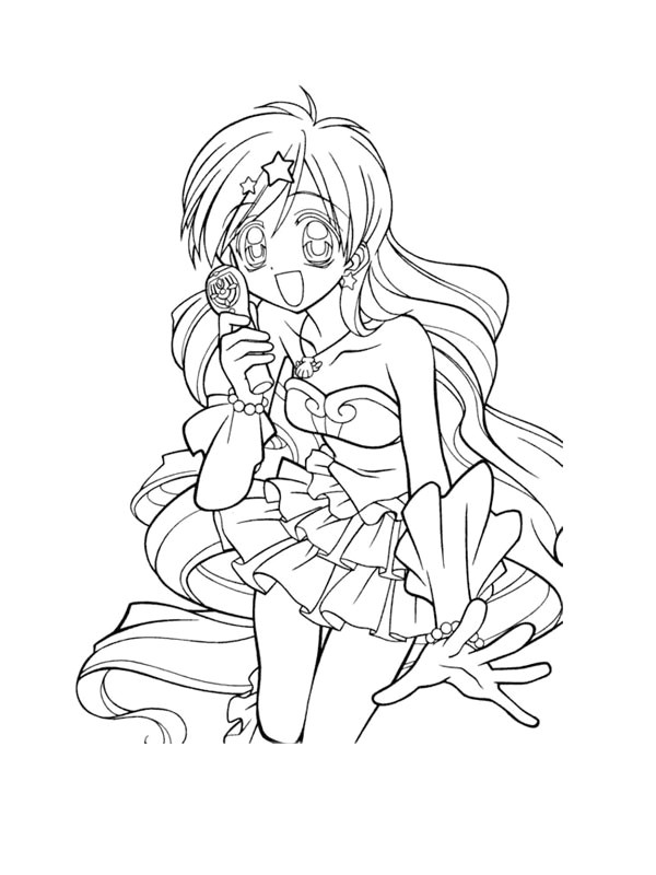 Pichi Pichi Pitch Coloriage Hanon Hanon â Sekai No Pichi Pichi Pitch â