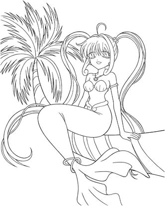 Pichi Pichi Pitch Coloriage Lucie Coloriage Pichi Pichi Pitch 20 Coloriage Pichi Pichi Pitch