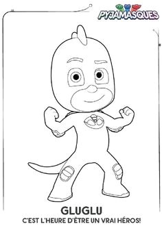 Pyjamasque Coloriage A Imprimer Coloriage Les Pyjamasques Yoyo Pinterest
