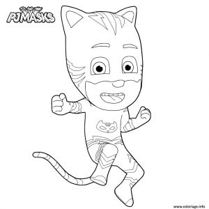Pyjamasque Coloriage Masque Coloriage Pj Masks Pyjamasques Yoyo Dessin