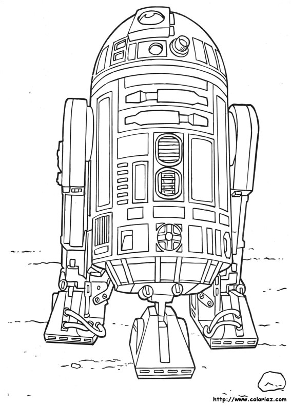 R2d2 Dessin Coloriage Coloriage R2 D2