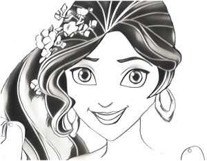 Valisette Coloriage Elena D Avalor Coloriages Elena D Avalor Coloriage