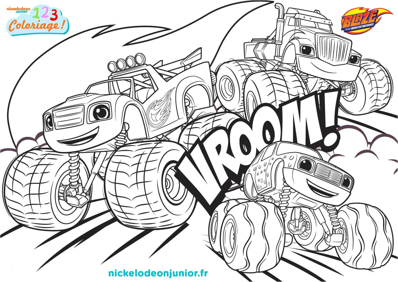 123 Coloriage Blaze Blaze and the Monster Machines Coloring Pages Lovable Blaze and the