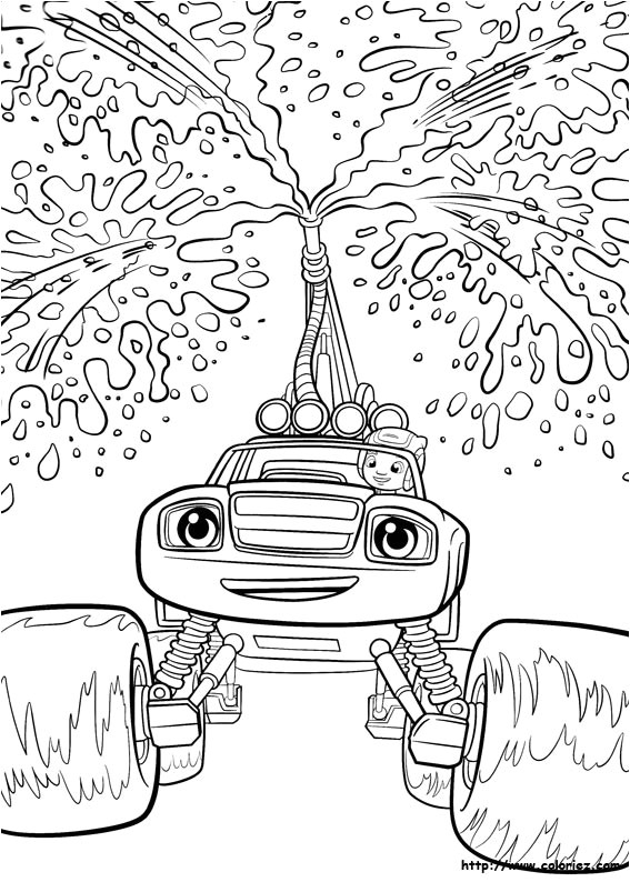 123 Coloriage Blaze Index Of Images Coloriage Blaze Et Les Monster Machines