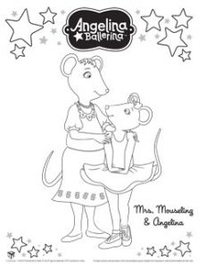 Angelina Ballerina Coloriage Coloriages Télécharger Angelina Ballerina