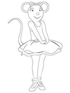 Angelina Ballerina Coloriage Leap Movie Coloring Pages Trailer Coloring Pages