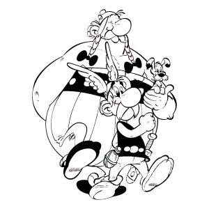 Astérix Et Obélix Coloriage En Ligne Dessus Coloriage A Imprimer De asterix Et Obelix