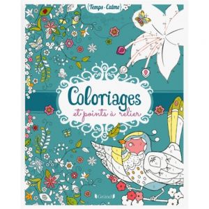 Cahier De Coloriage Adulte Cultura Coloriages Et Points   Relier Livre Jeux Et Coloriages Cultura