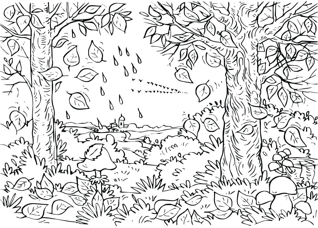 Cahier De Coloriage Adulte Paysage 59 Dessins De Coloriage Automne A Imprimer Sur Laguerche Page 4