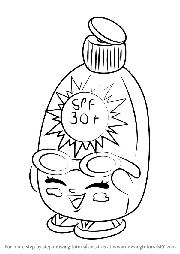 Cahier De Coloriage Cupcake Draw Sunny Screen Shopkins Coloring 3 Pinterest