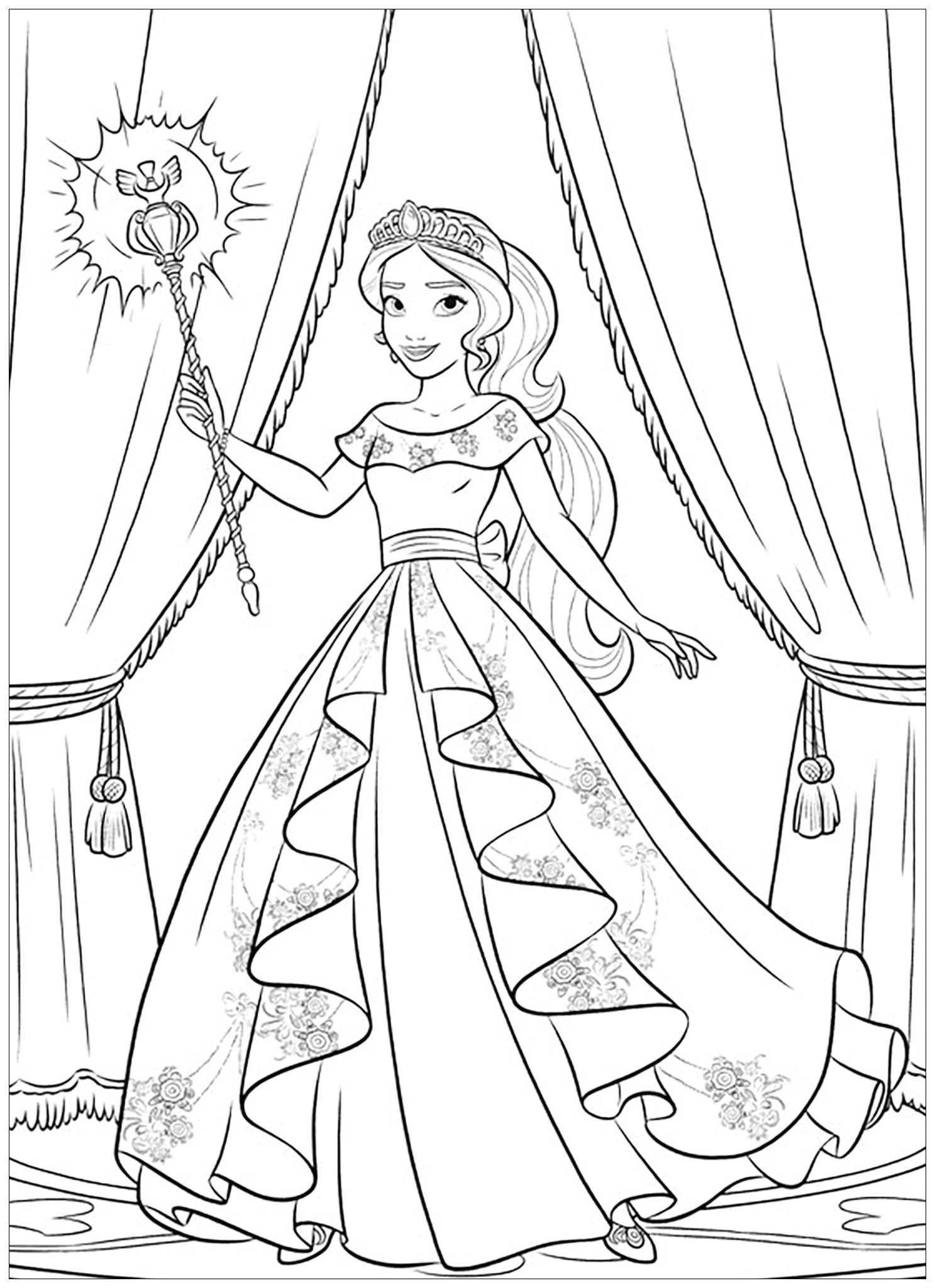 Coffret Coloriage Elena D Avalor Elena D Avalor Coloriage Mythicdrives