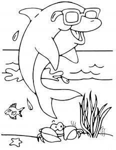 Coloriage à Imprimer Animaux Dauphin Coloriage Enfant A Imprimer Maison Design Apsip