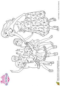 Coloriage à Imprimer Barbie Poney Coloriage Barbie Et Ses soeurs Sur Hugolescargot Hugolescargot