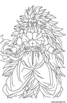 Coloriage à Imprimer Dragon Ball Z Boubou Coloriage Dragon Ball Z Hooligans Pinterest