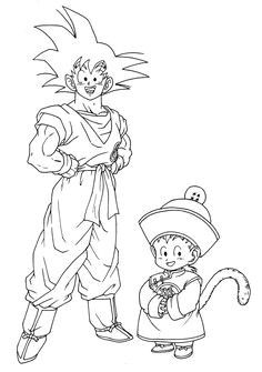 Coloriage à Imprimer Dragon Ball Z Sangoku Kids N Fun Coloring Page Dragon Ball Z Dragon Ball Z