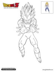 Coloriage à Imprimer Dragon Ball Z Vegeto A Black &amp; White Drawing Inspired by the Character Of Cell In Dragon
