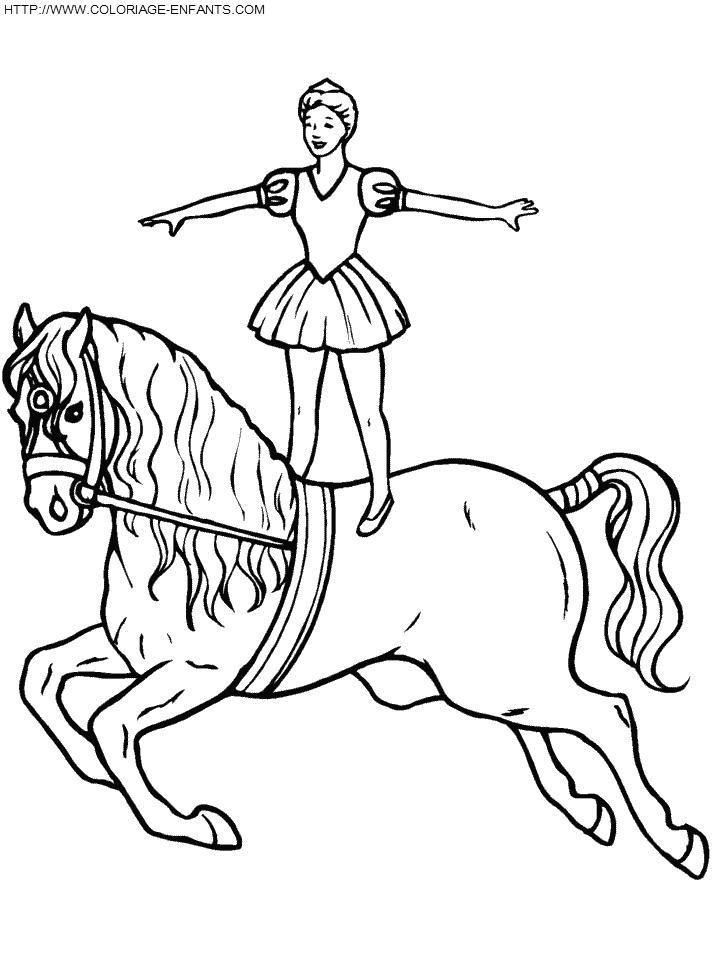 Coloriage à Imprimer Gratuit Cheval Volant Dessins Gratuits   Colorier Coloriage Fille   Imprimer
