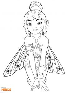 Coloriage A Imprimer Gratuit Mia Et Moi Coloriage Princesse Mia Fantaisie Portrait Khateerahs Image