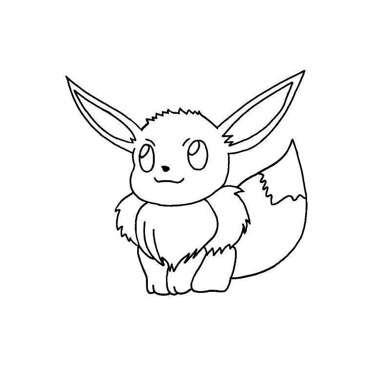 Coloriage à Imprimer Gratuit Pokemon Evoli Coloriage Pokemon 128 Dessins   Imprimer Et   Colorier