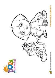 Coloriage à Imprimer Hugo L Escargot Vaiana 26 Best Coloriages Dora L Exploratrice Images On Pinterest