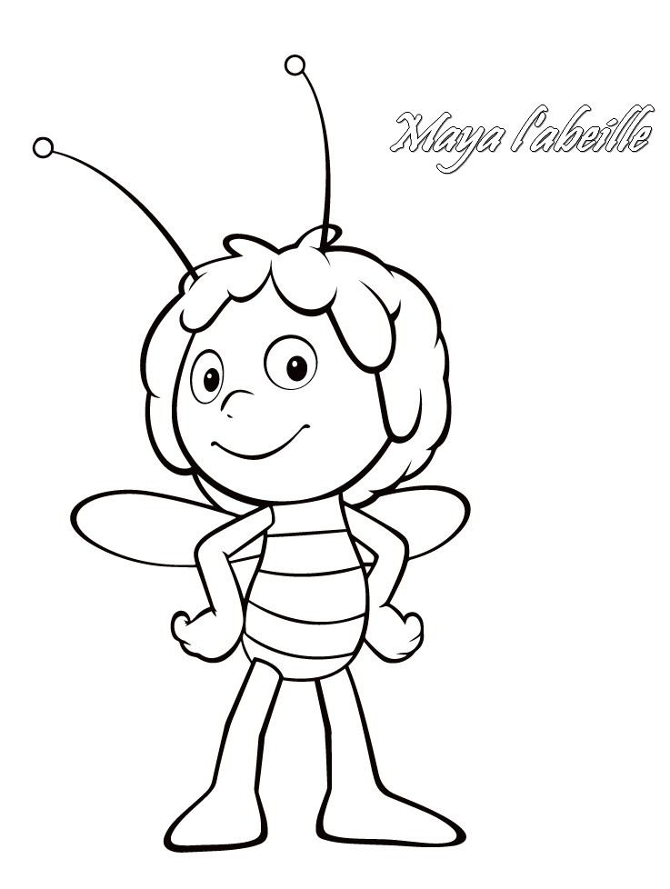 Coloriage A Imprimer Maya L Abeille Gratuit Coloriage A Imprimer Maya L Abeille Gratuit Et Colorier