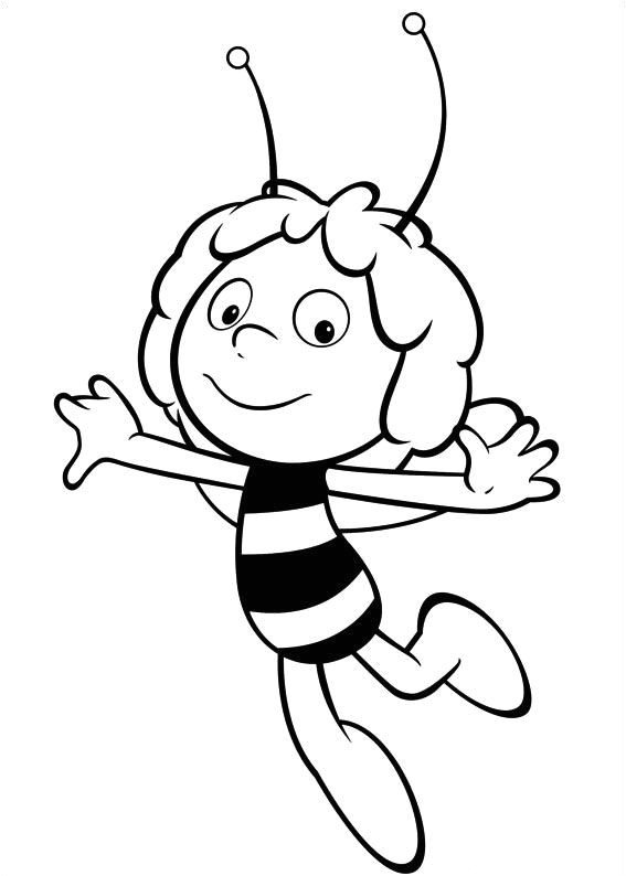 Coloriage A Imprimer Maya L Abeille Gratuit Coloriage Dessins Dessins   Imprimer Et La Couleur En Ligne Maya L