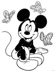 Coloriage à Imprimer Mickey Et Minnie Bebe Minnie Mouse Coloring Pages Embroidery Pinterest
