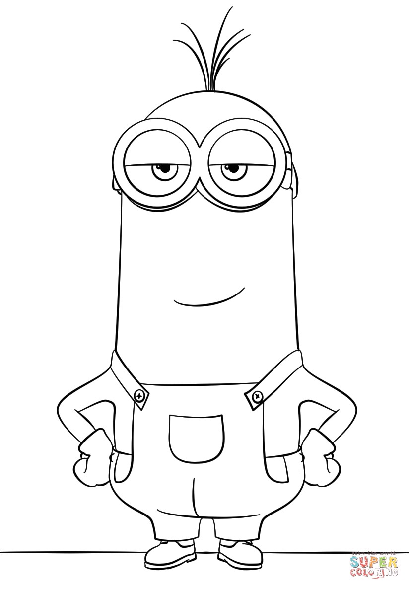 Coloriage à Imprimer Minion Kevin Minion Kevin Coloring Page 8241186