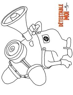 Coloriage à Imprimer Minion Moi Moche Et Méchant Despicable Me Coloring Pages the Girls Coloring Fun