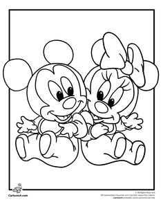 Coloriage à Imprimer Minnie Bebe Coloriage Dessins Disney 76 DÄtské Omalovánky