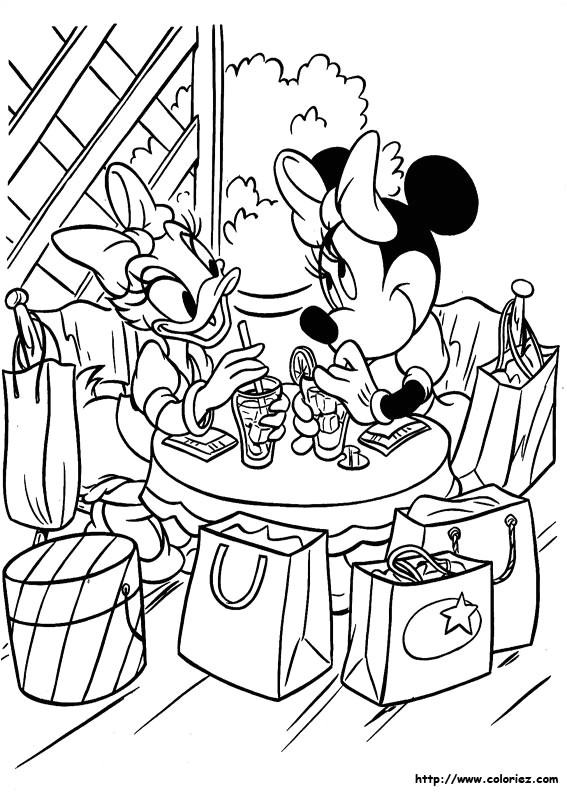 Coloriage A Imprimer Minnie Et Daisy Index Of Images Coloriage Minnie