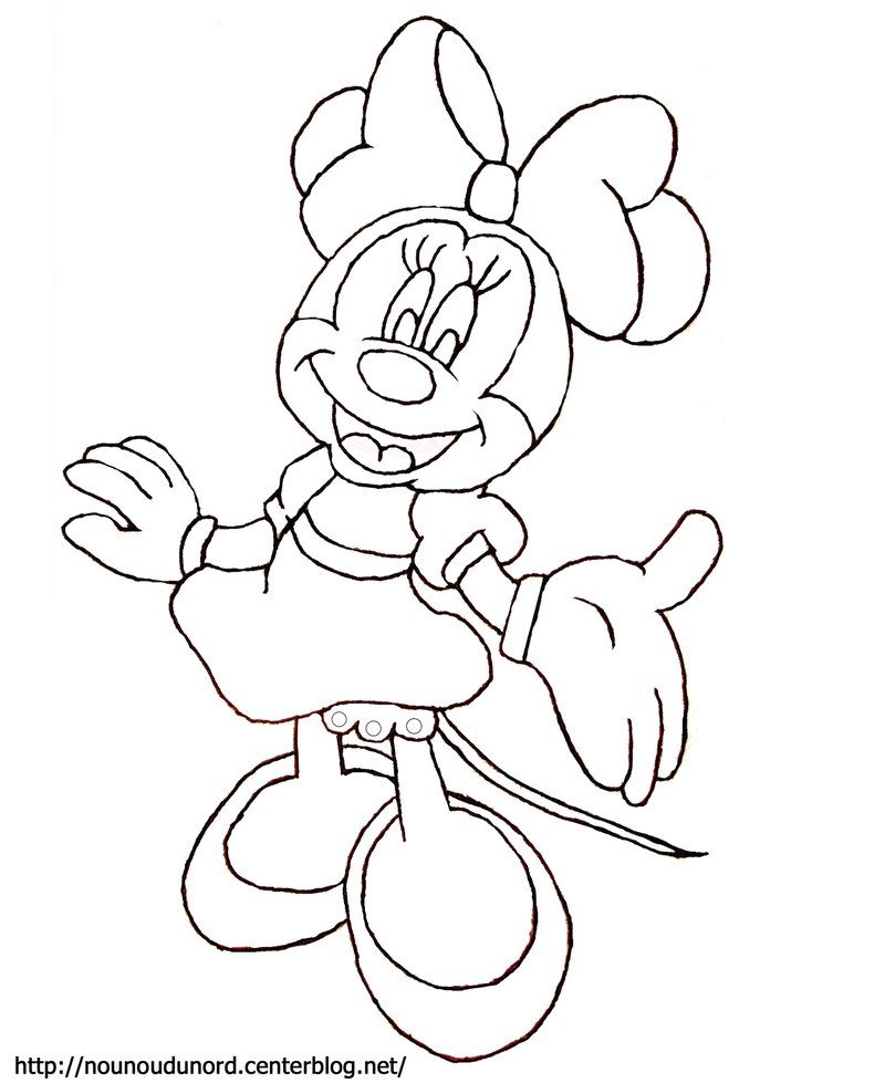 Coloriage à Imprimer Minnie Et Mickey Dessin Mickey A Imprimer Az Coloriage