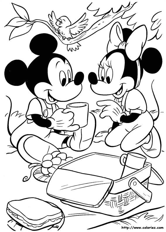 Coloriage à Imprimer Minnie Et Mickey Index Of Images Coloriage Minnie