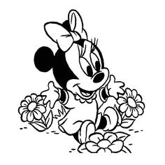 Coloriage à Imprimer Minnie Mouse Pages Minnie Mouseml