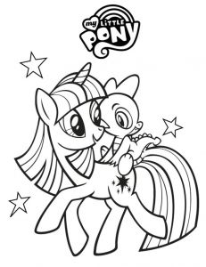 Coloriage à Imprimer My Little Pony My Little Pony Coloring and Banners for Birthday