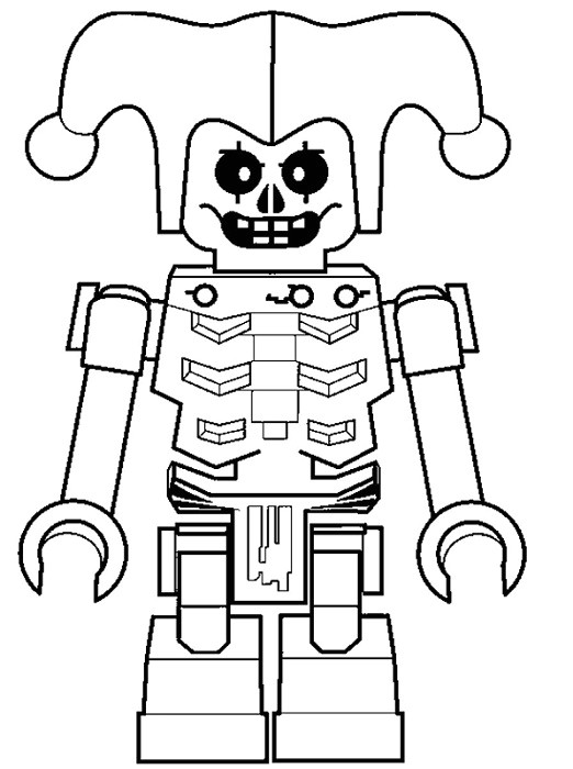 Coloriage à Imprimer Ninjago Ninja Vert Coloriages Et Dessins   Imprimer Ninjago Lloyd Cole Kai