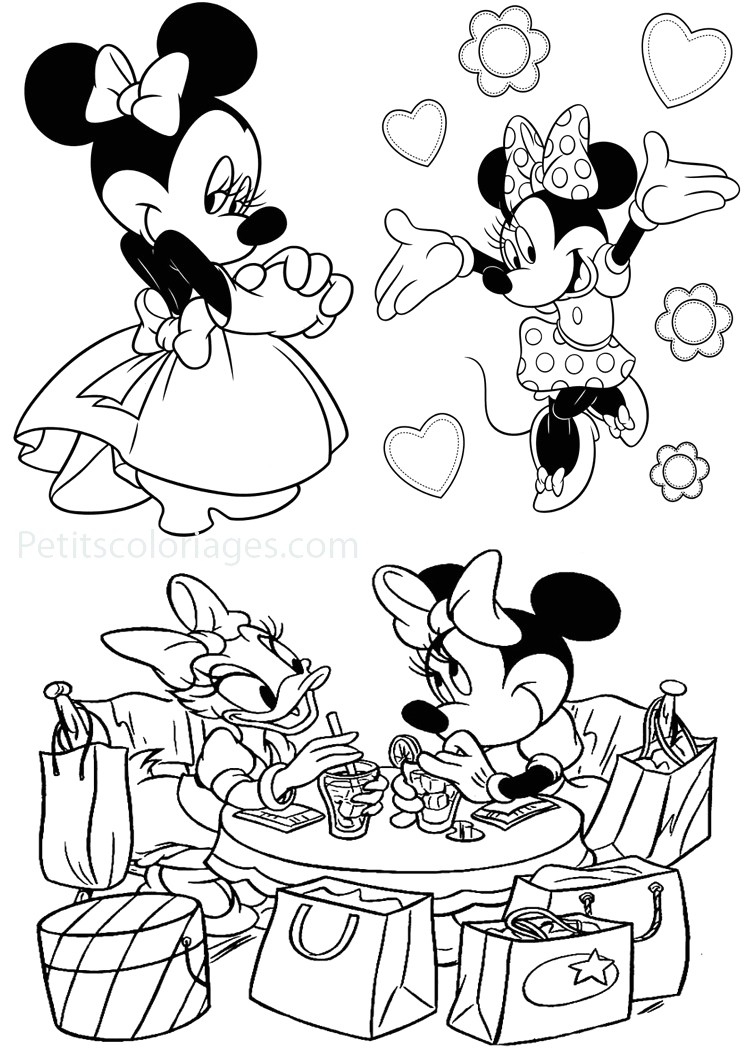 Coloriage à Imprimer Princesse Minnie Coloriage Princesse   Imprimer Unique Coloriage Pour Enfant Minnie