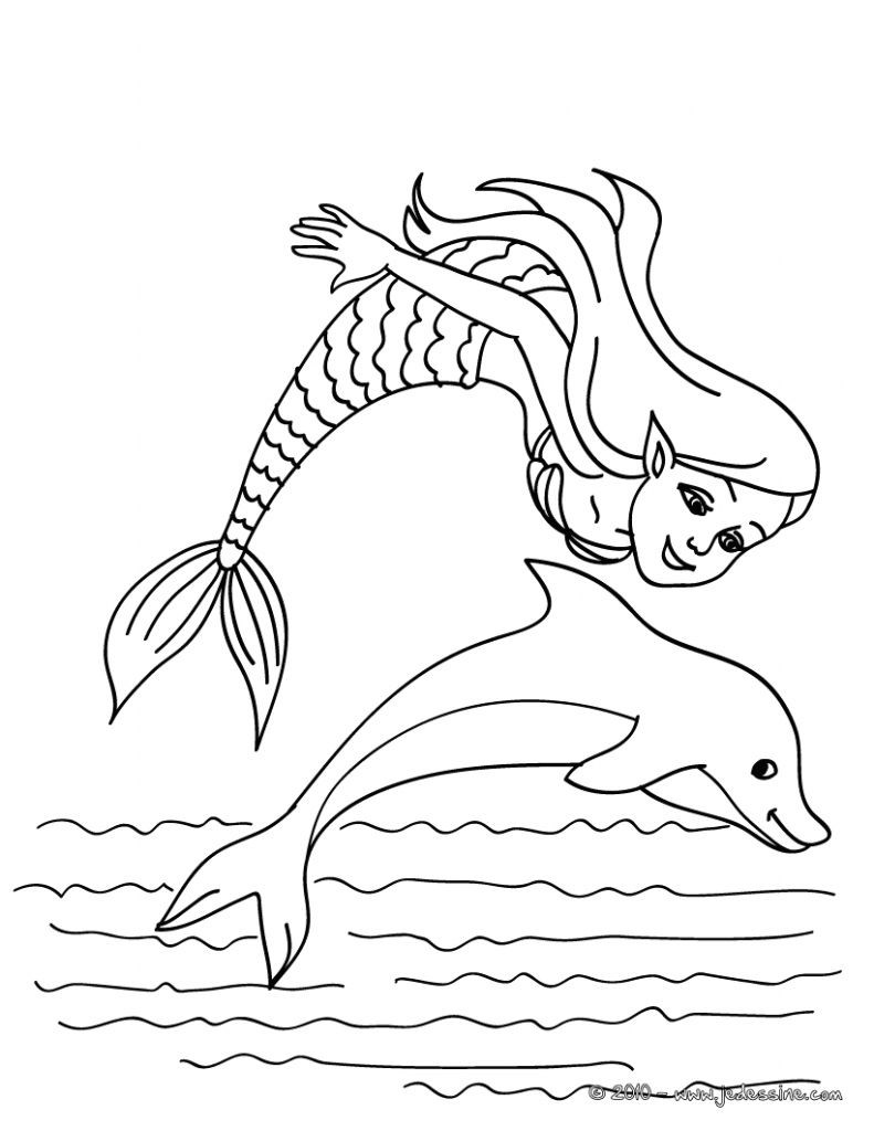 Coloriage à Imprimer Sirene Et Dauphin 45 Nouveau S De Coloriage De Dauphin   Imprimer