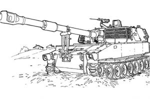 Coloriage A Imprimer Tank Militaire Coloriage Tank Militaire Facile Dessin Gratuit   Imprimer