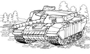 Coloriage A Imprimer Tank Militaire Dessins Gratuits   Colorier Coloriage Militaire   Imprimer