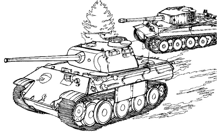 Coloriage A Imprimer Tank Militaire Dessins Gratuits   Colorier Coloriage Militaire   Imprimer