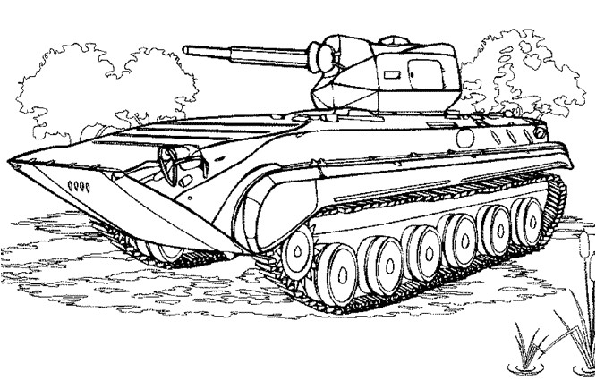 Coloriage A Imprimer Tank Militaire Tank Coloriages Des Transports