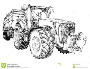 Coloriage à Imprimer Tracteur Fendt Gratuit Dessin Coloriage Tracteur Agricole
